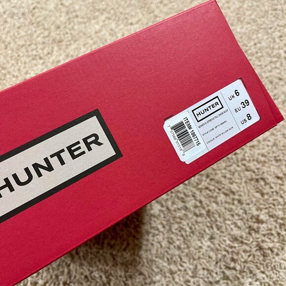 Hunter Women’s Intrepid Tall Snow Boots Shoes Cream, Size 8 (New in Box) - Picture 14 of 15